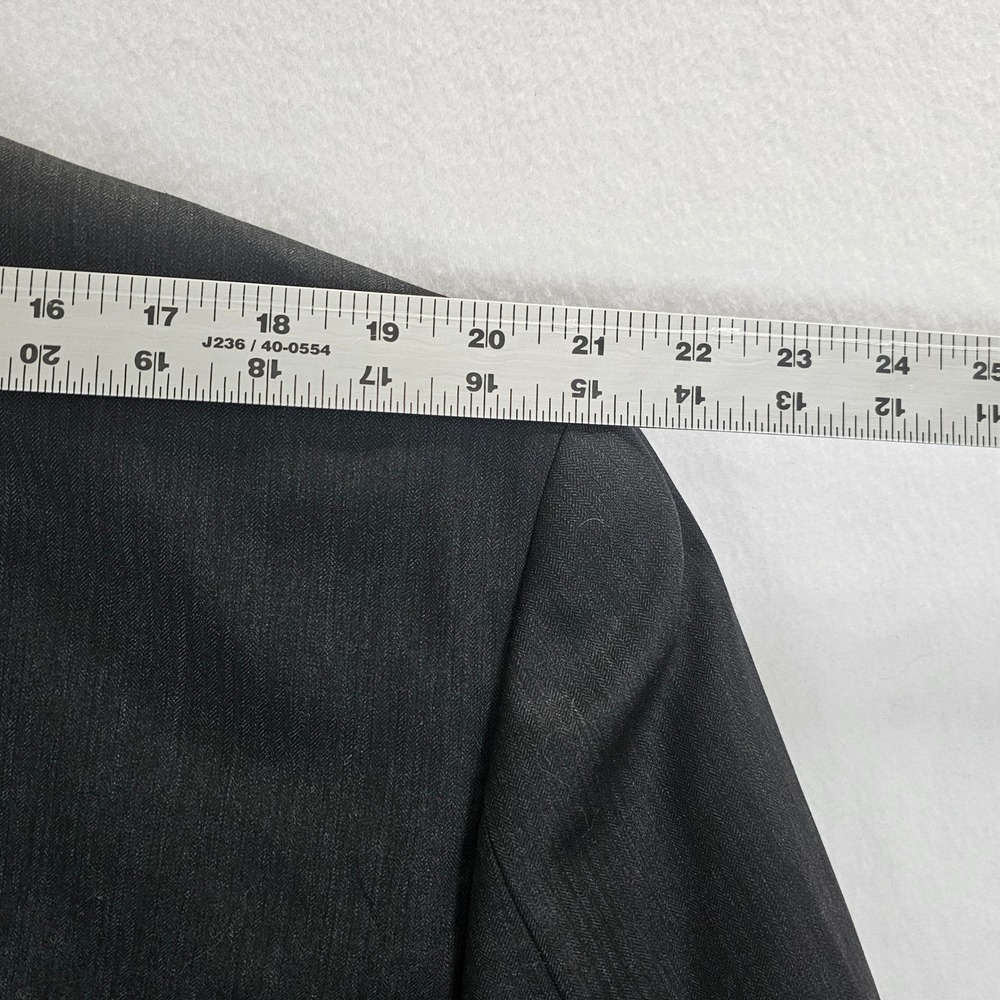 Lauren Ralph Lauren Mens 48R Wool‎ Blazer Charcoal Grey Sport Coat - Picture 6 of 9